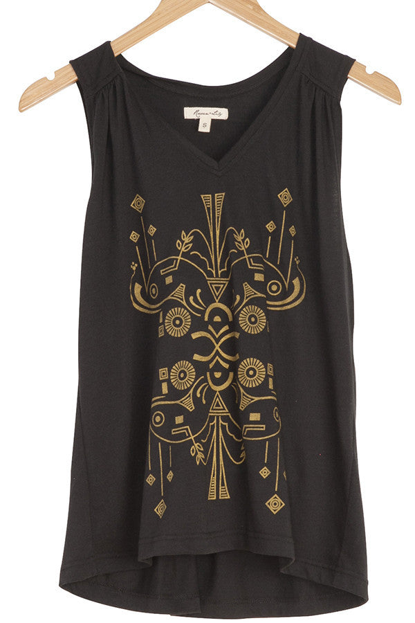 Ravi Printed Cascade Tank | Good Cloth