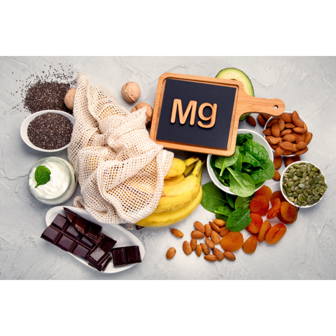 Image with Magnesium rich foods 