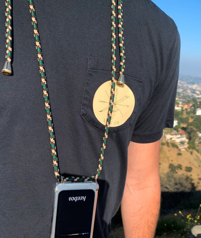 keebos abbot kinney iphone necklace holder