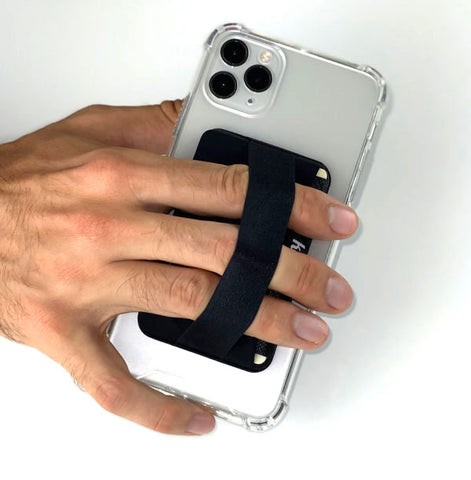 Black Crossbody iPhone Case - Voyage (Detachable Strap)