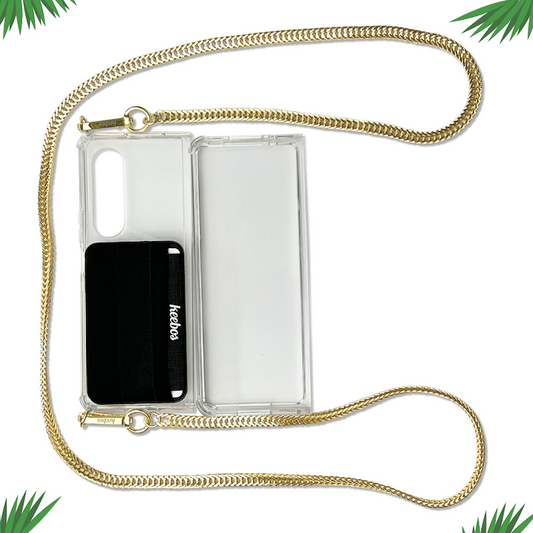 Dteck for Samsung Galaxy Z Flip 4 5G Case with Crossbody Chain