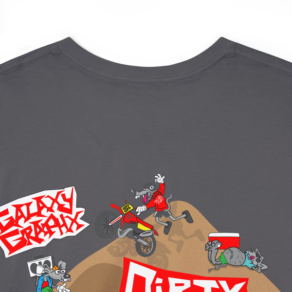 GalaxyGraphx DIRTY RATS GG Red Black T-Shirt