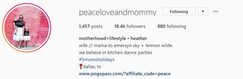 @peaceloveandmommy in collaboration with harry & pop