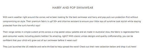 harry & pop collaboration with mini style mag