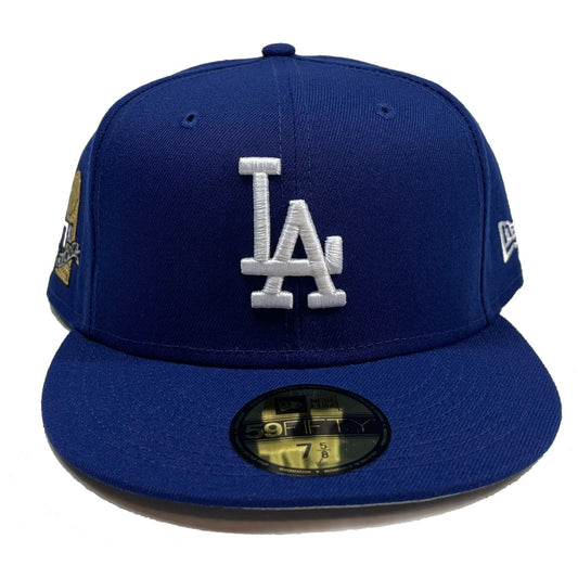 New Era Caps Los Angeles Dodgers Historic Champs 59FIFTY Fitted Hat Blue