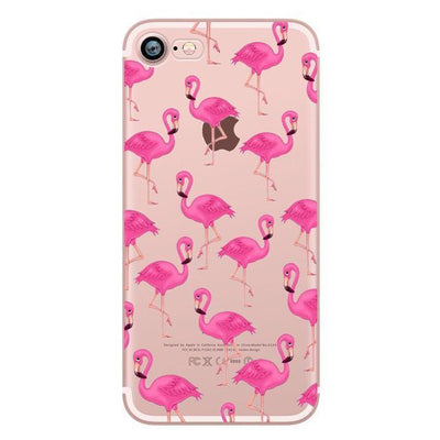 Flamingos iPhone Case | Vibrant Summer Pacific Bling