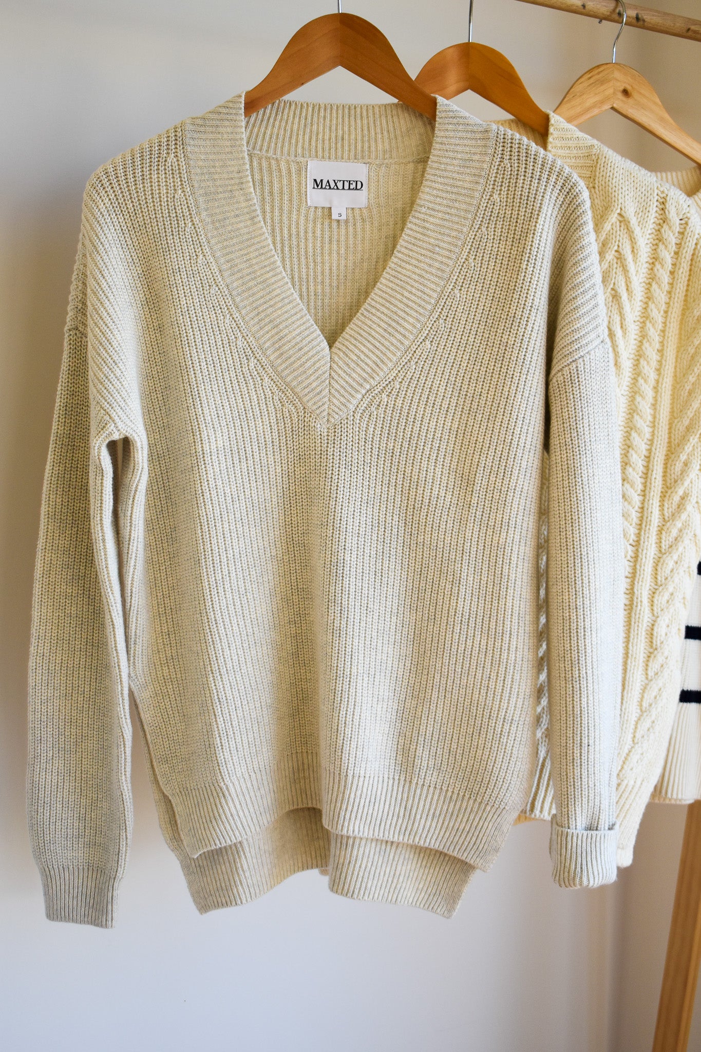 A heritage V-neck pullover