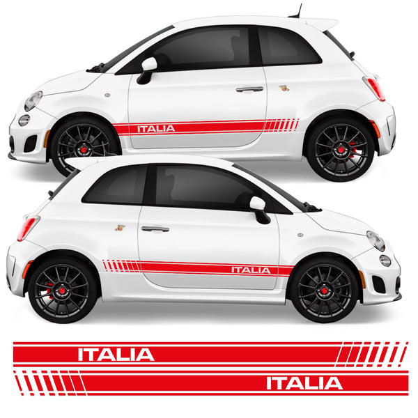 Competizione Side Stripe Stickers Fiat 500 Abarth