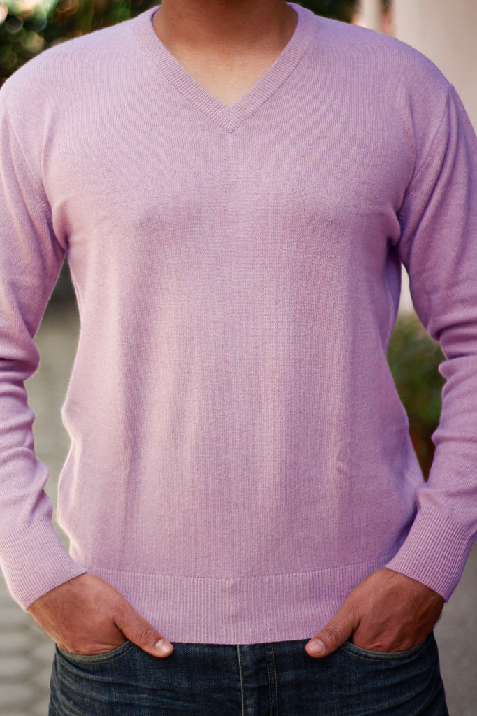 light purple pullover