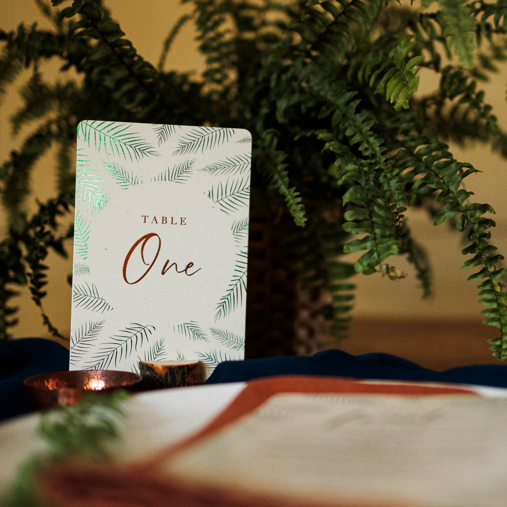 fern leaf table numbers