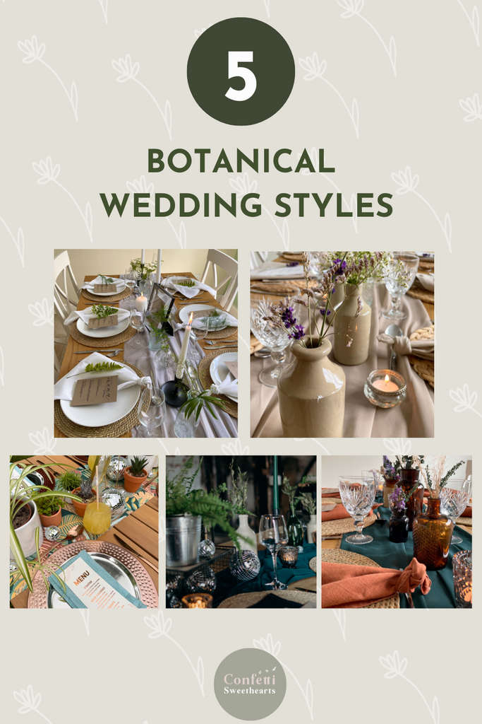 botanical wedding styles