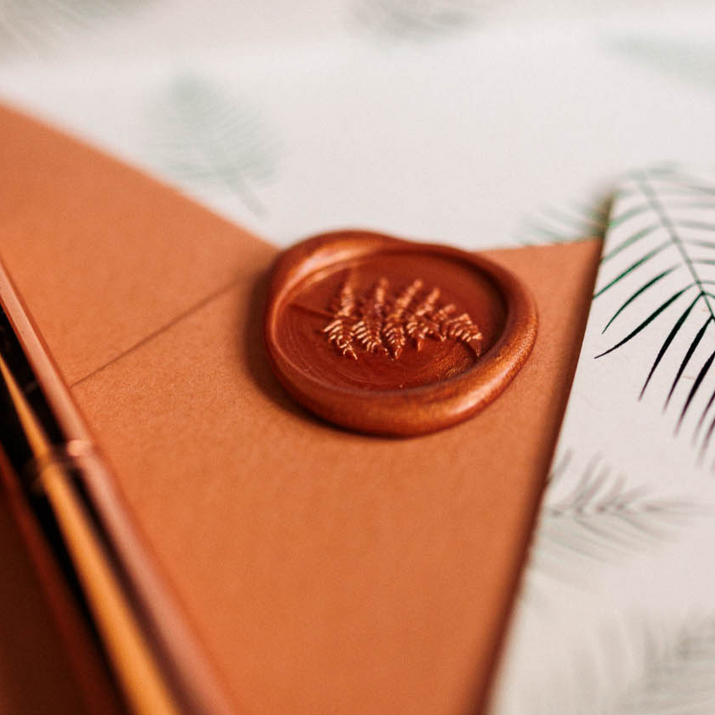 fern leaf wax seal