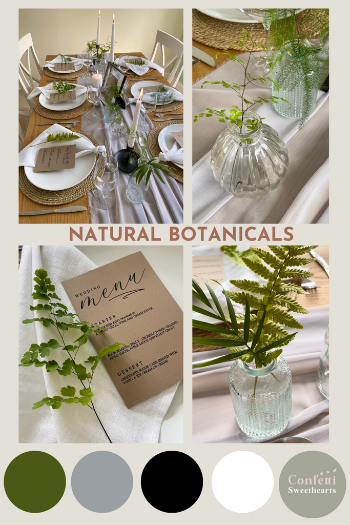 natural botanical wedding