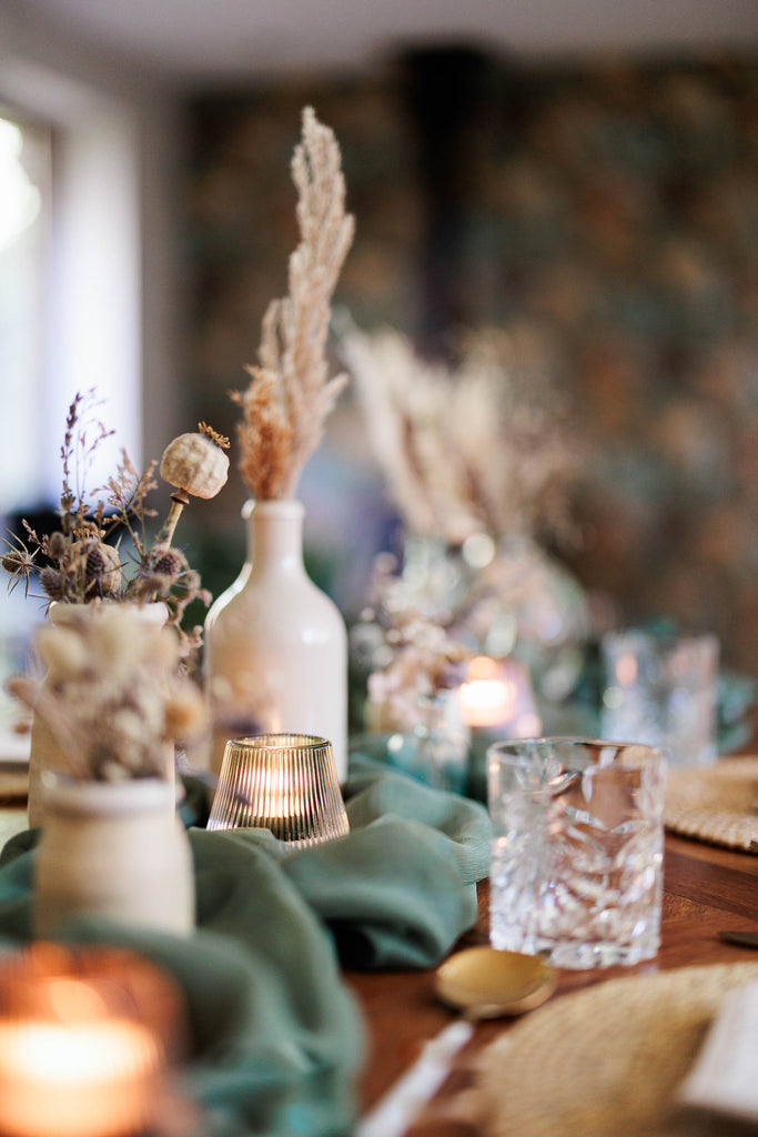 rustic table styling