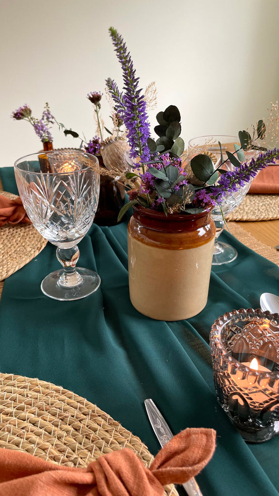 colourful wedding tablescape