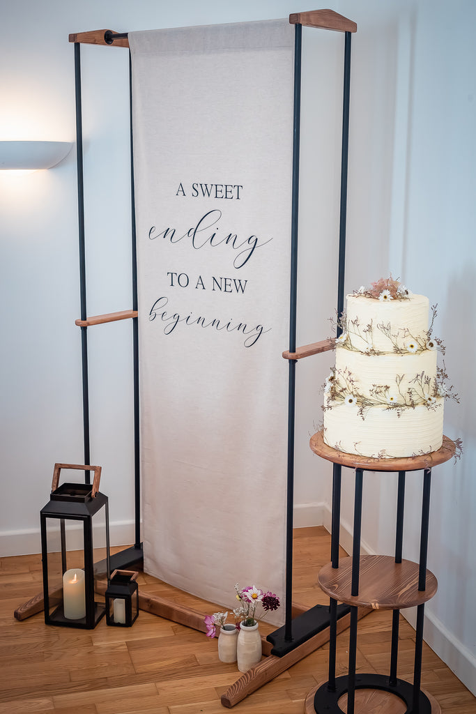 wedding cake signage