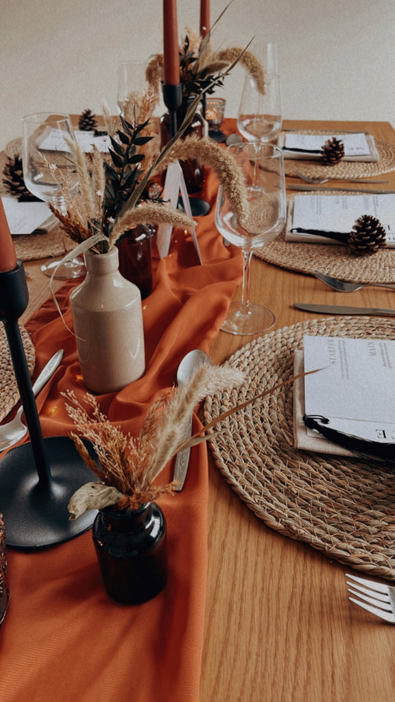 rust table setting