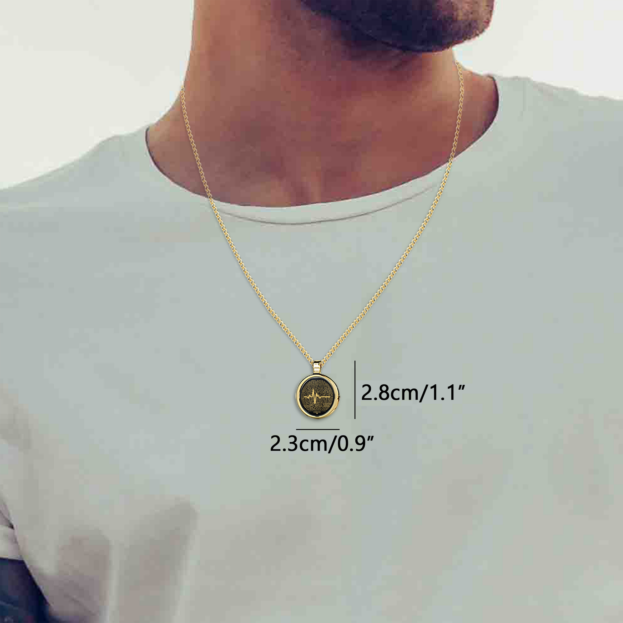 name pendant with chain online