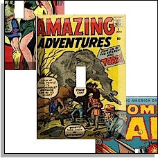 Vintage Comics Wallplates