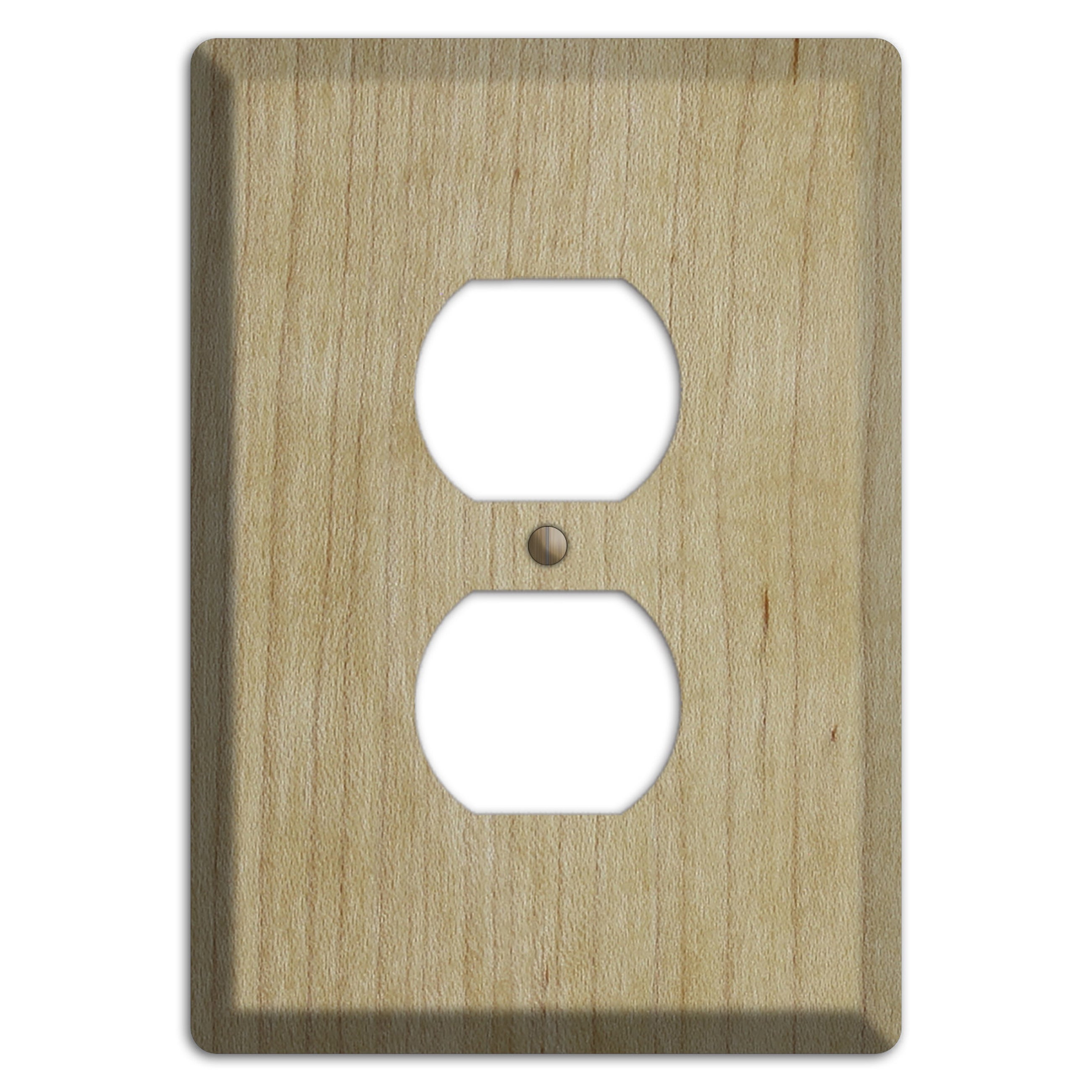 Maple Wood Wall Plate - 1 Gang GFCI Outlet Cover