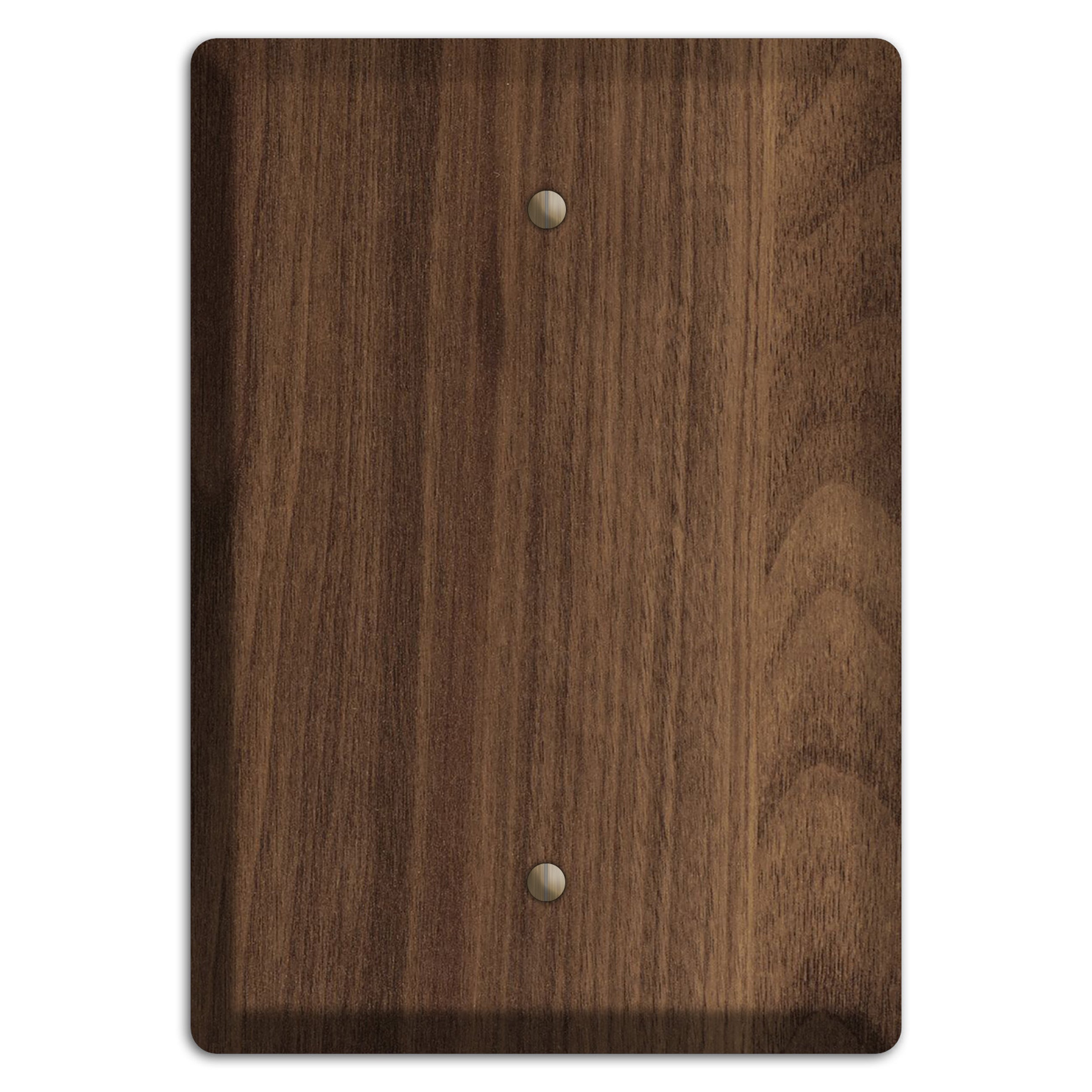 Walnut Wood Duplex Outlet Cover Plate –