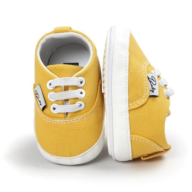 yellow sneakers