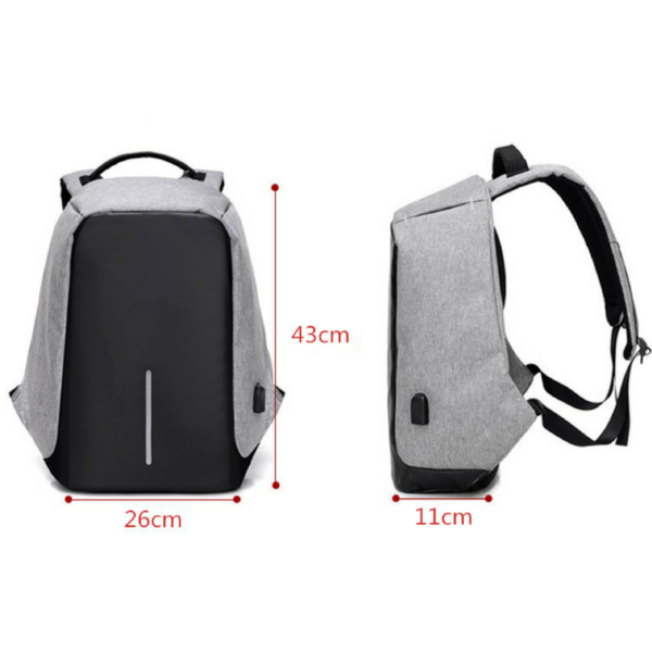 The Diamond Anti Theft Backpack with USB Charger – Hype Bargains
