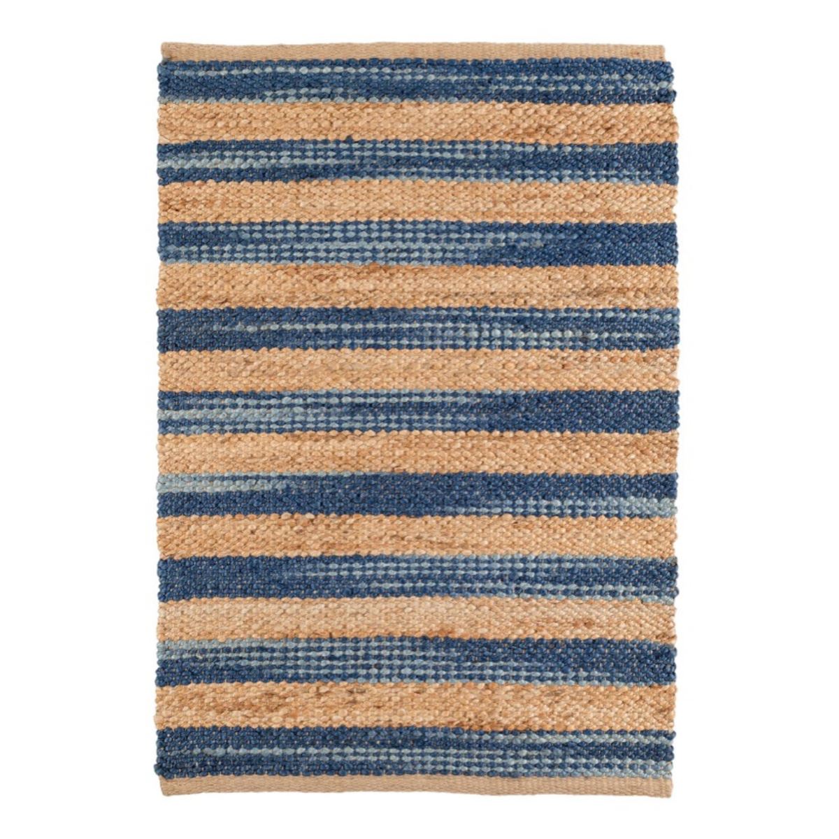 Simba Black Woven Jute Rug - Rainsford Company