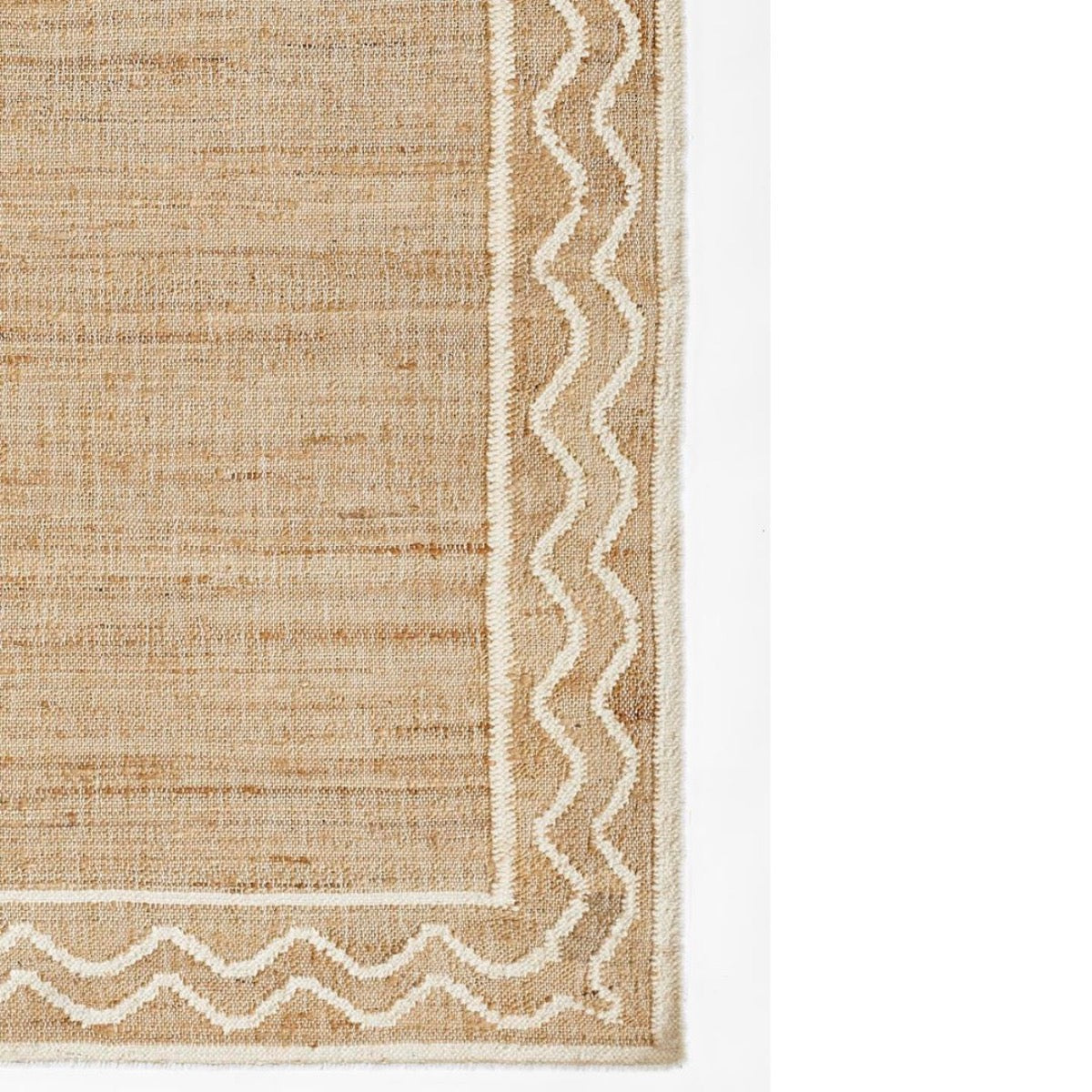 Twiggy Natural Woven Jute Wool Rug