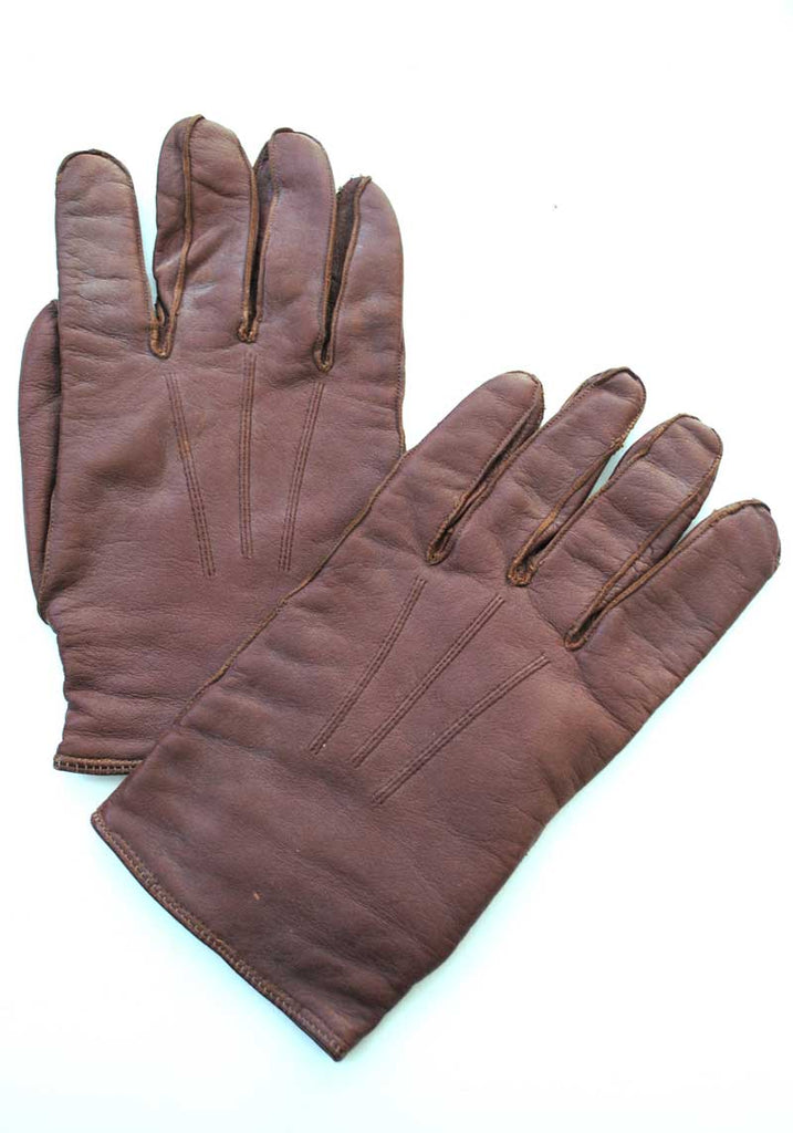 mens brown gloves