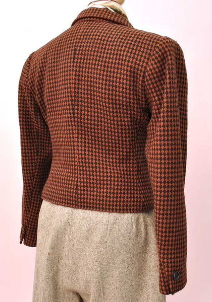 Women's Vintage YSL Yves Saint Laurent Tweed Jacket • Size 40B • Copper ...