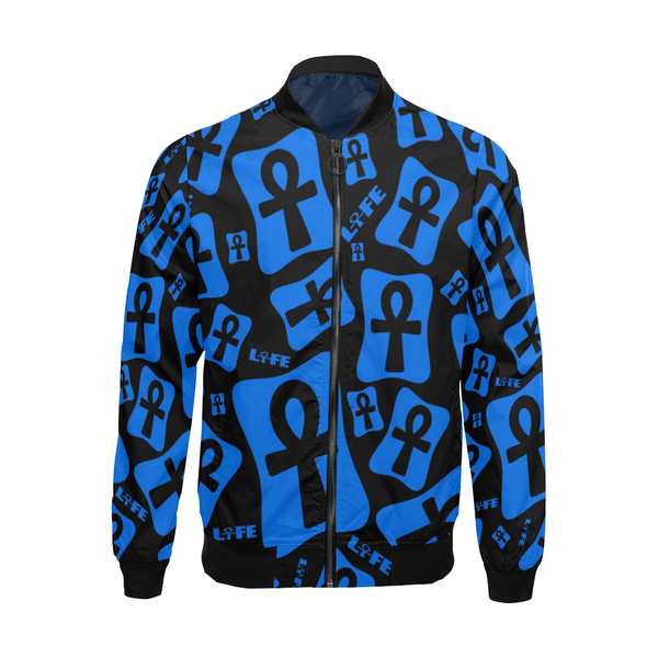 Ankh Life (Blue) Track Jacket – Nubian Luxuries Brand