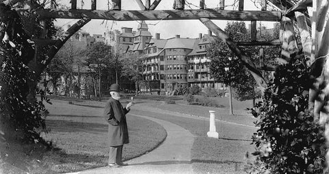 Albert Smiley at Mohonk Mountain House, circa 1910