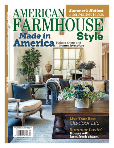 willow and birch apothecary featured in Made in America issue of American Farmhouse Style magazine