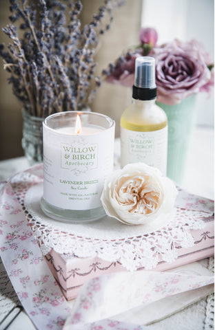 Fatema Hijazi Crème au Beurre baker food blogger features Lavender beauty products by Willow & Birch Apothecary