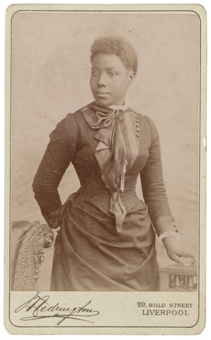 Unidentified Sitter, Liverpool, 1880s, by Medrington.