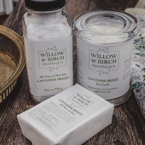 luxury spa gift box by willow & birch apothecary