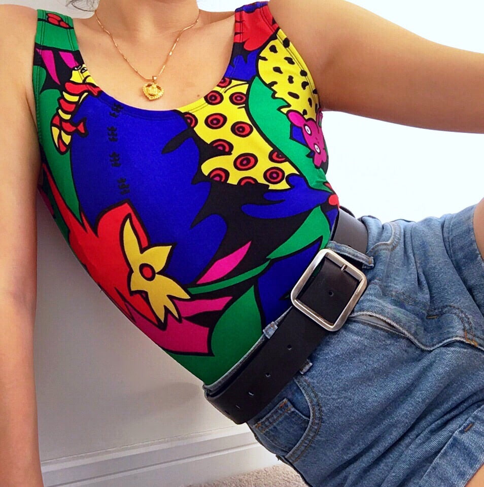 colourful bodysuit