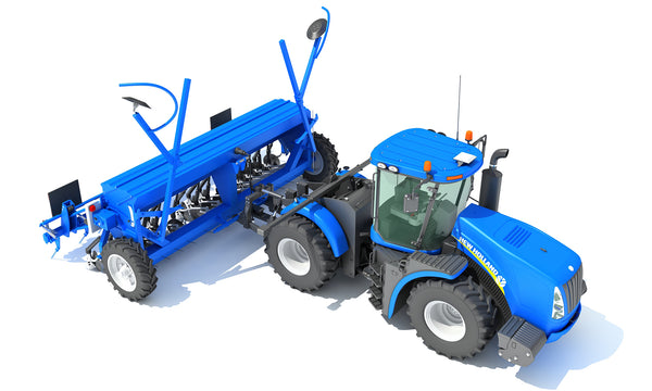 3D Model - Seed Drill Seeders – 3D Horse