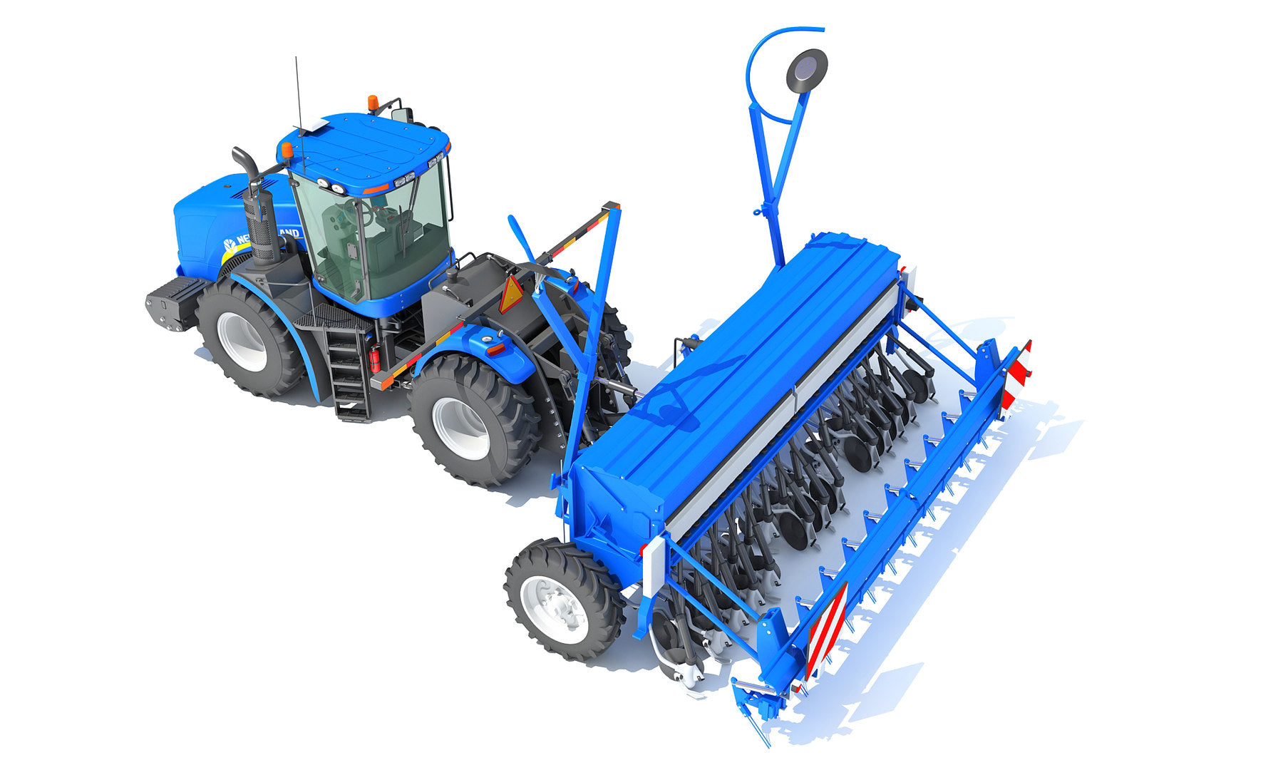 3D Model - Seed Drill Seeders – 3D Horse