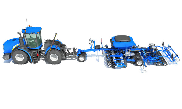 New Holland Tractor with Seed Drill – 3D Horse