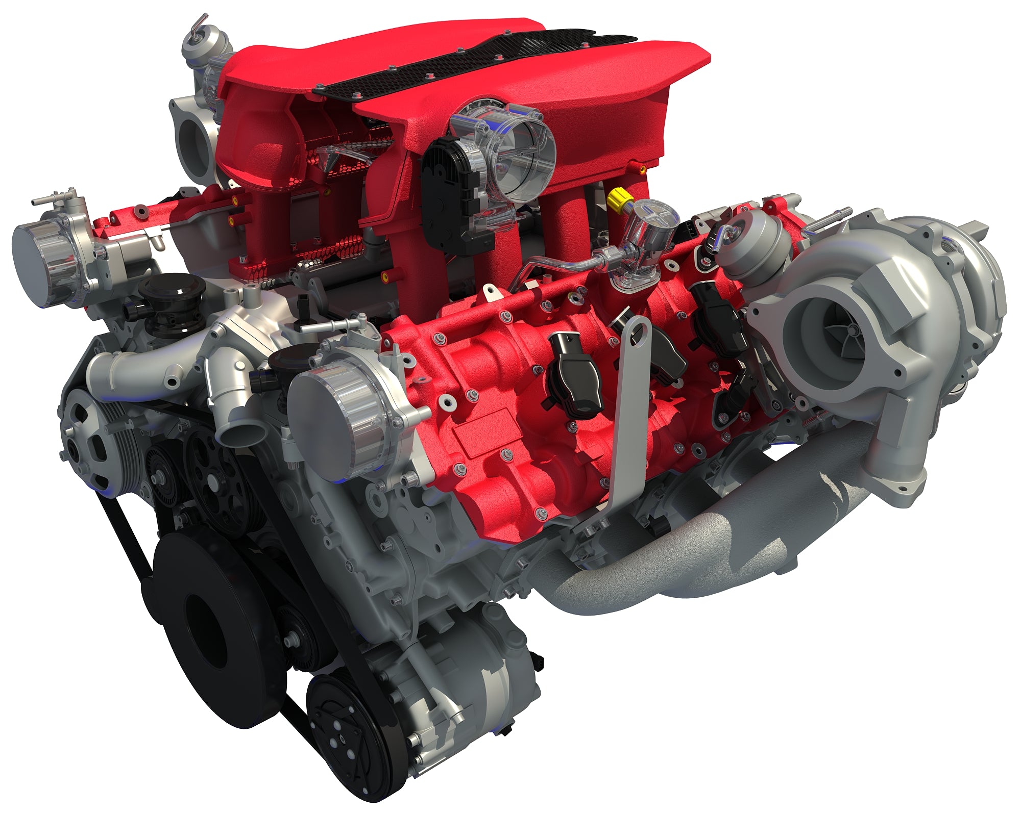 Двигатель для моделирования. 3d модель двигателя д243. Двигатель Ferrari v8. V8 engine 3d model. 3d модель двигателя v8.