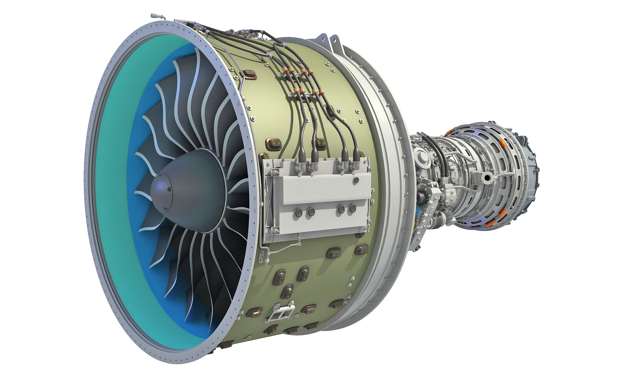 Geared Turbofan Engine GTF - 3D Models – 3D Horse