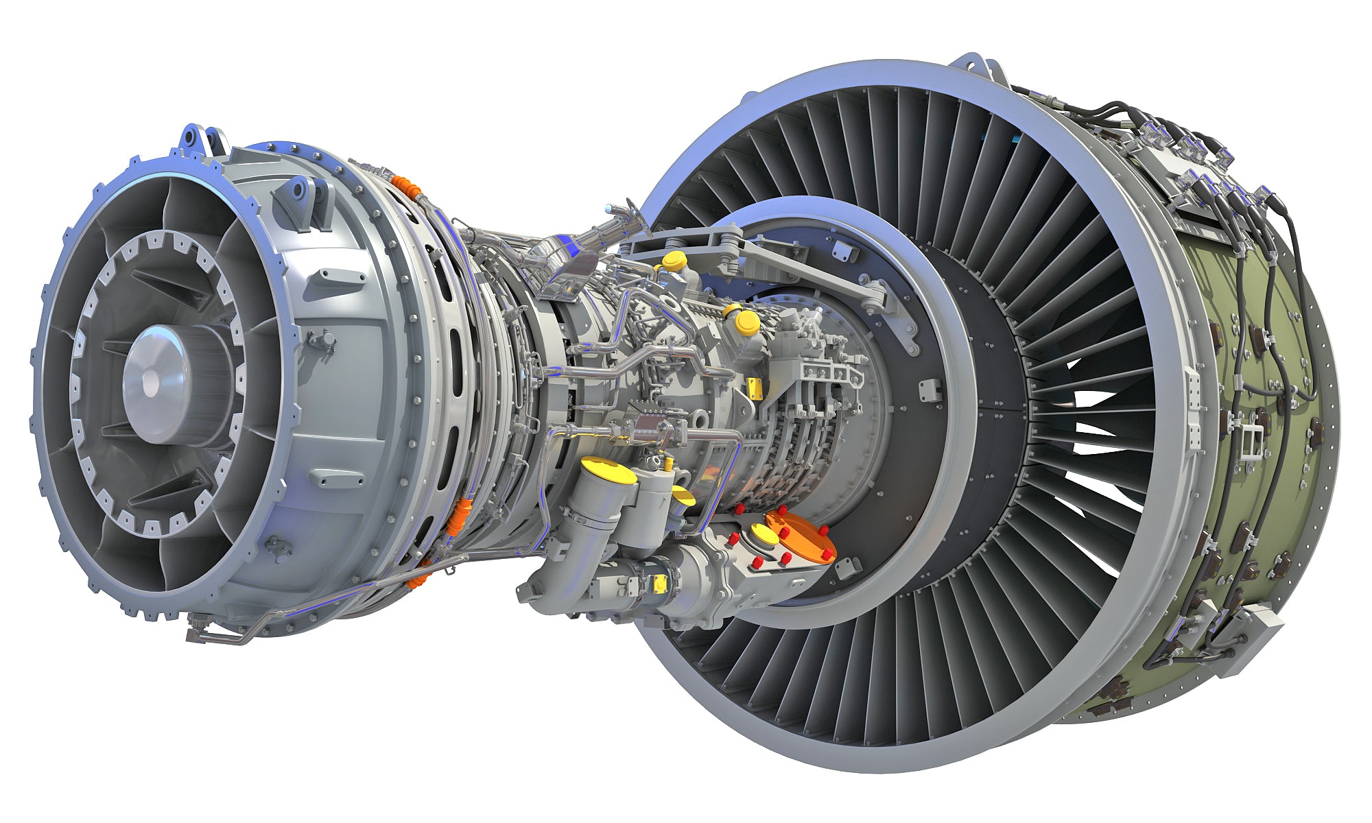 Geared Turbofan Engine GTF - 3D Models – 3D Horse