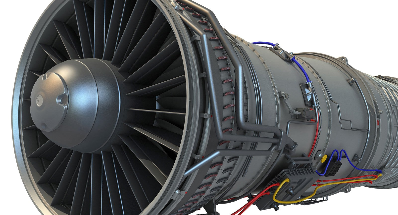 Afterburning Turbofan Engine 3D Model – 3D Horse