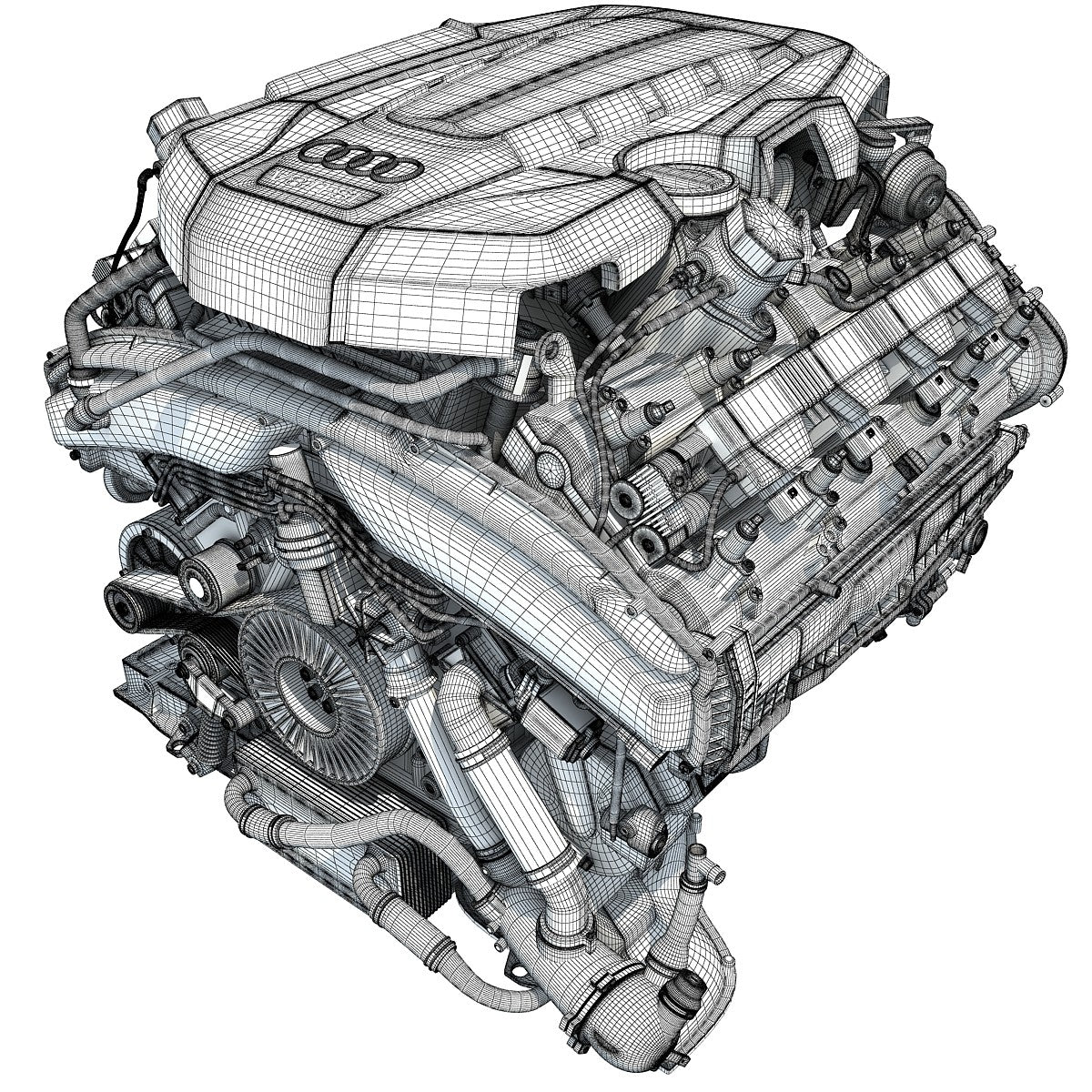 V8 engine Audi v8