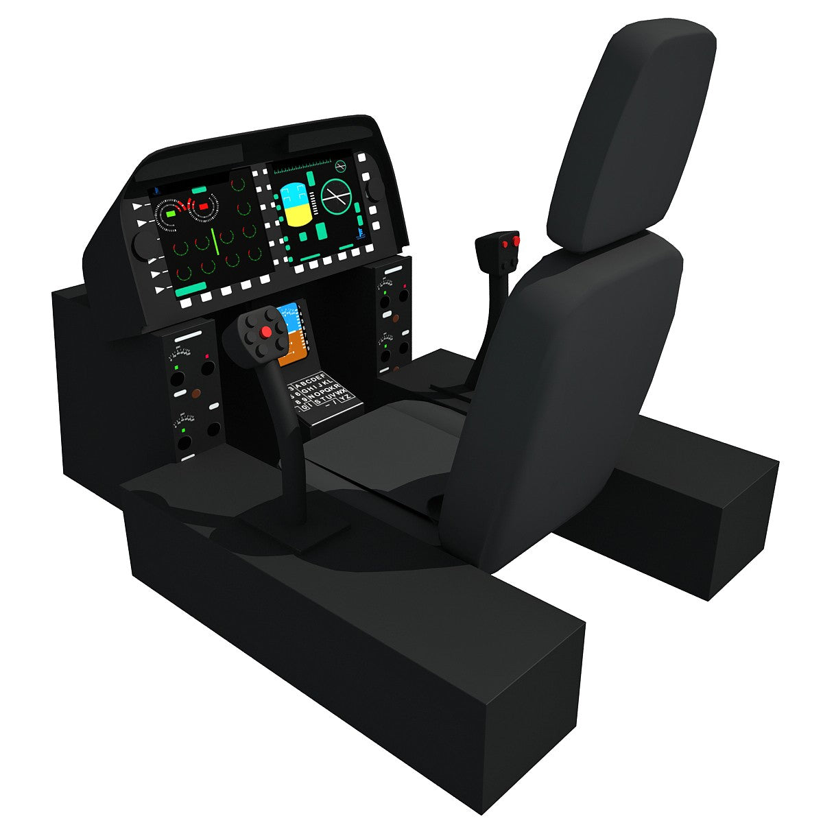 effectief onwettig paradijs Helicopter Cockpit 3D Model – 3D Horse