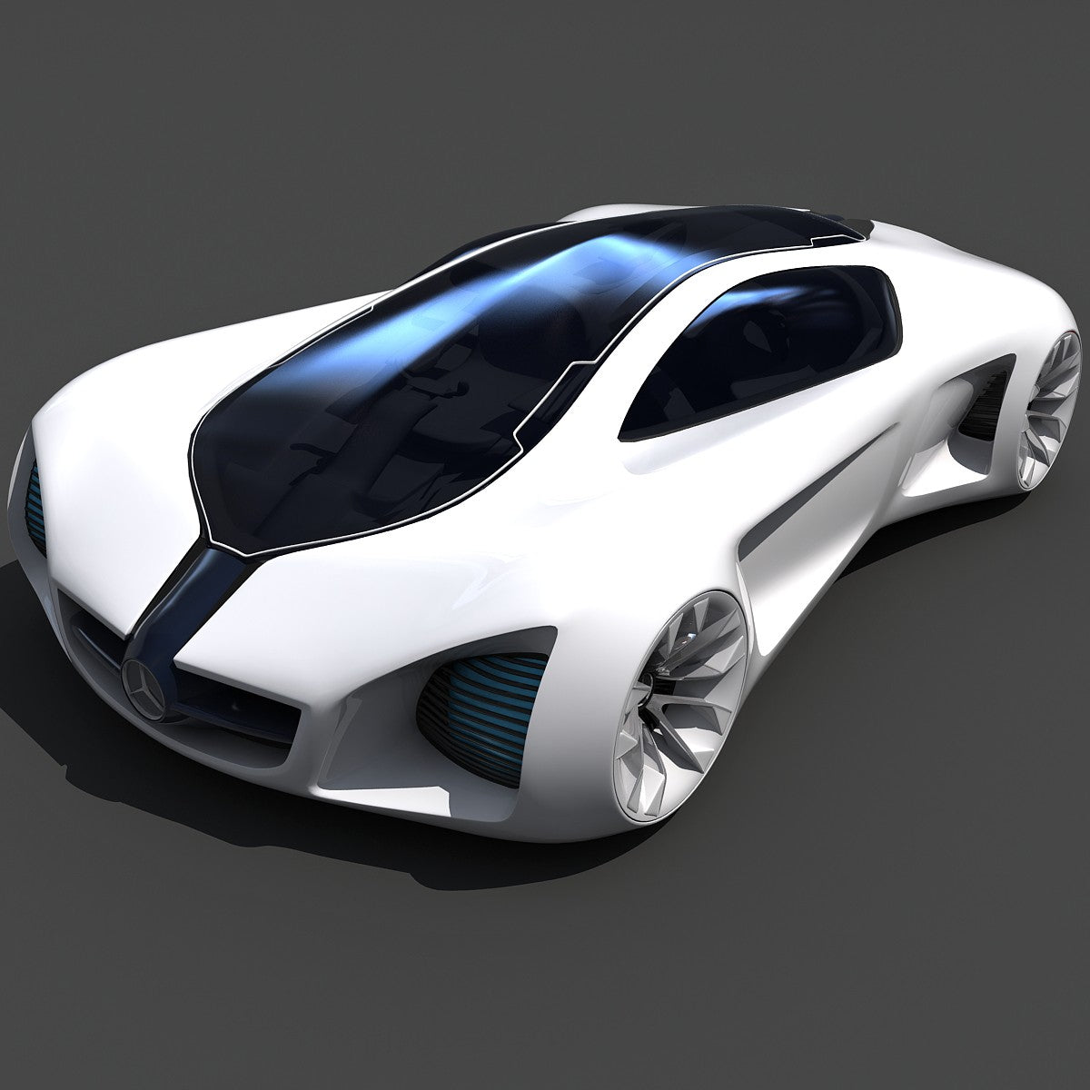 Mercedes Benz Biome Concept Car 3d Horse