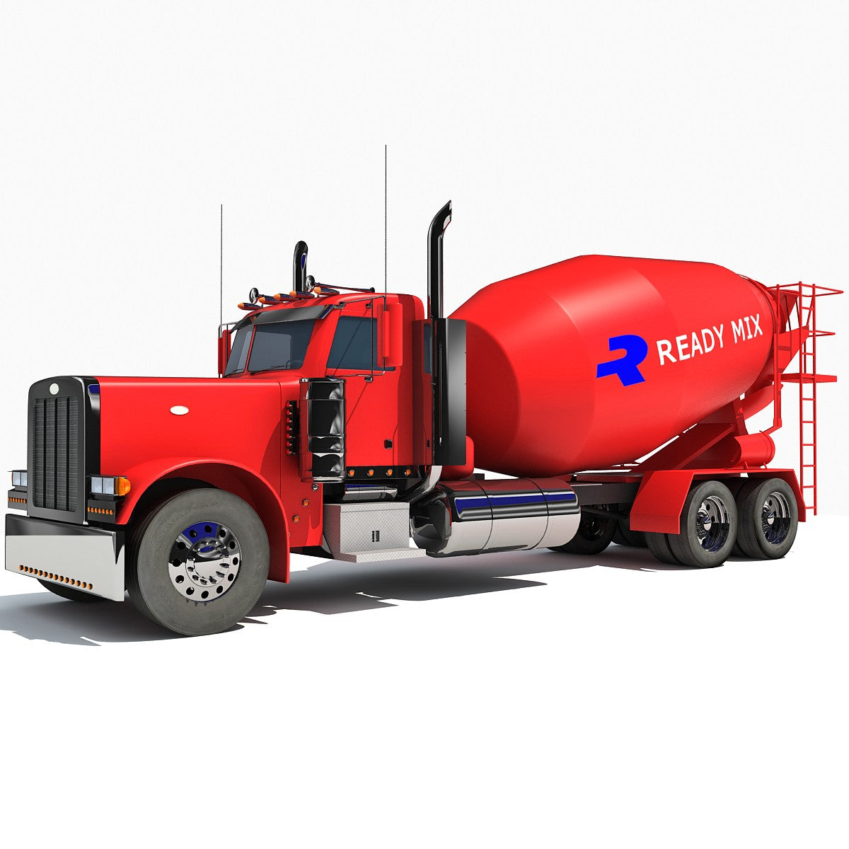 Concrete Mixer 3D Model 3D Horse