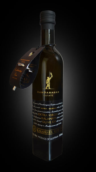 Dandaragan Estate Ultra Premium Extra Virgin Olive Oil EVOO Kalamata King 500ml Bottle Pourer